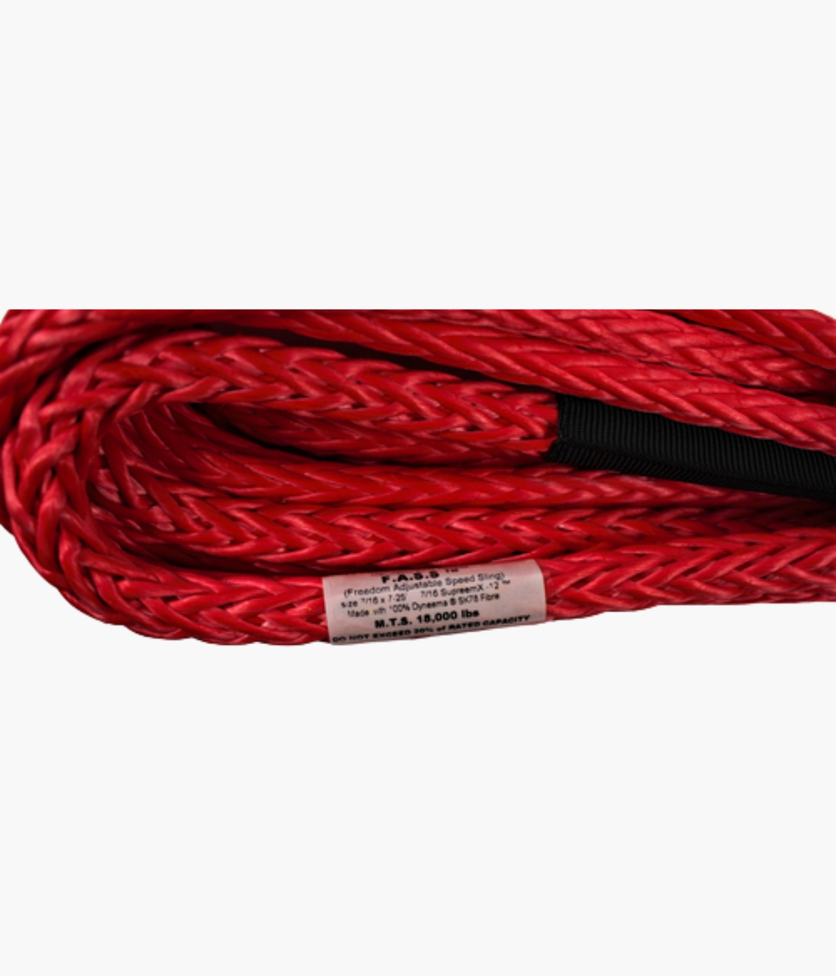 Dyneema Pro F.A.S.S. Sling (Freedom Adjustable Speed Sling) 7-25' - Freedom  Recovery Gear