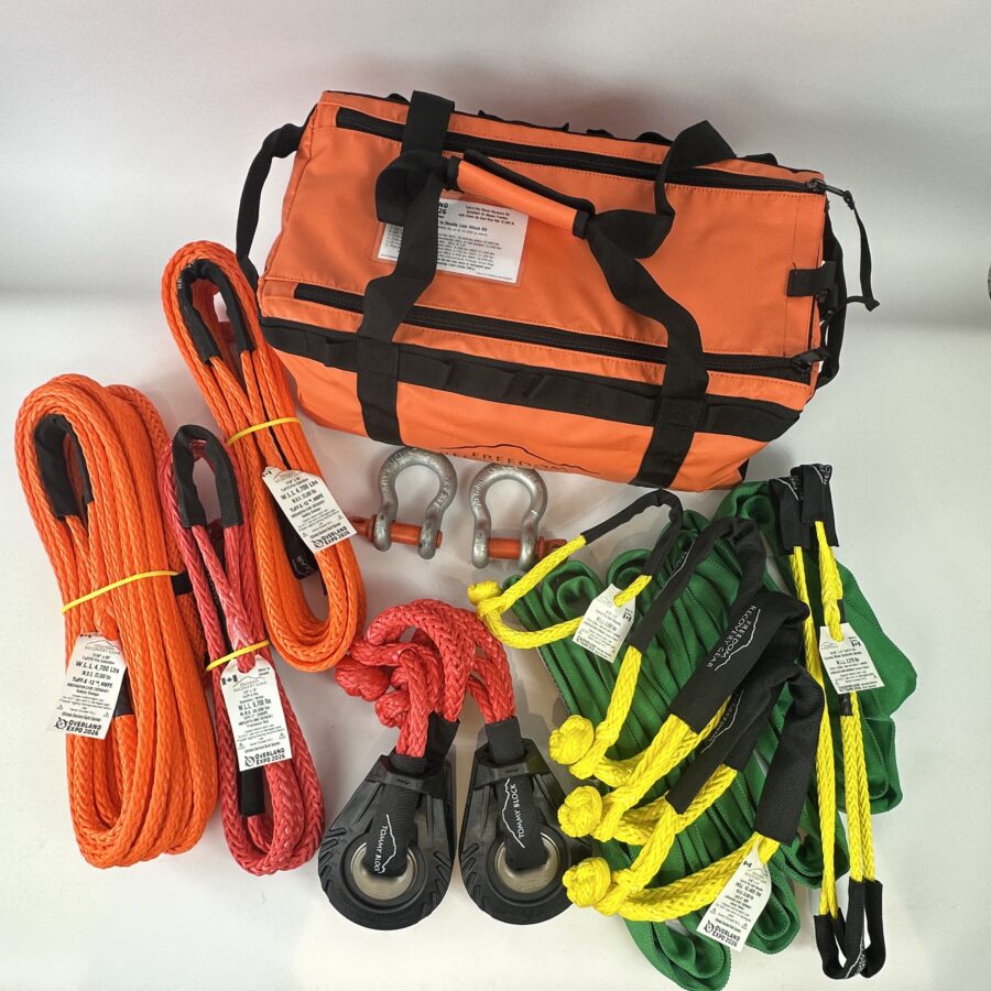 up to 12K Redirect to Double Line Pull Winch Recovery Kit
