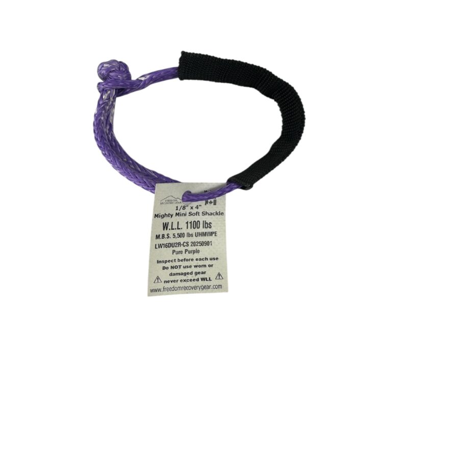 1/8" x 4" TuFFX Mighty Mini Soft Shackle